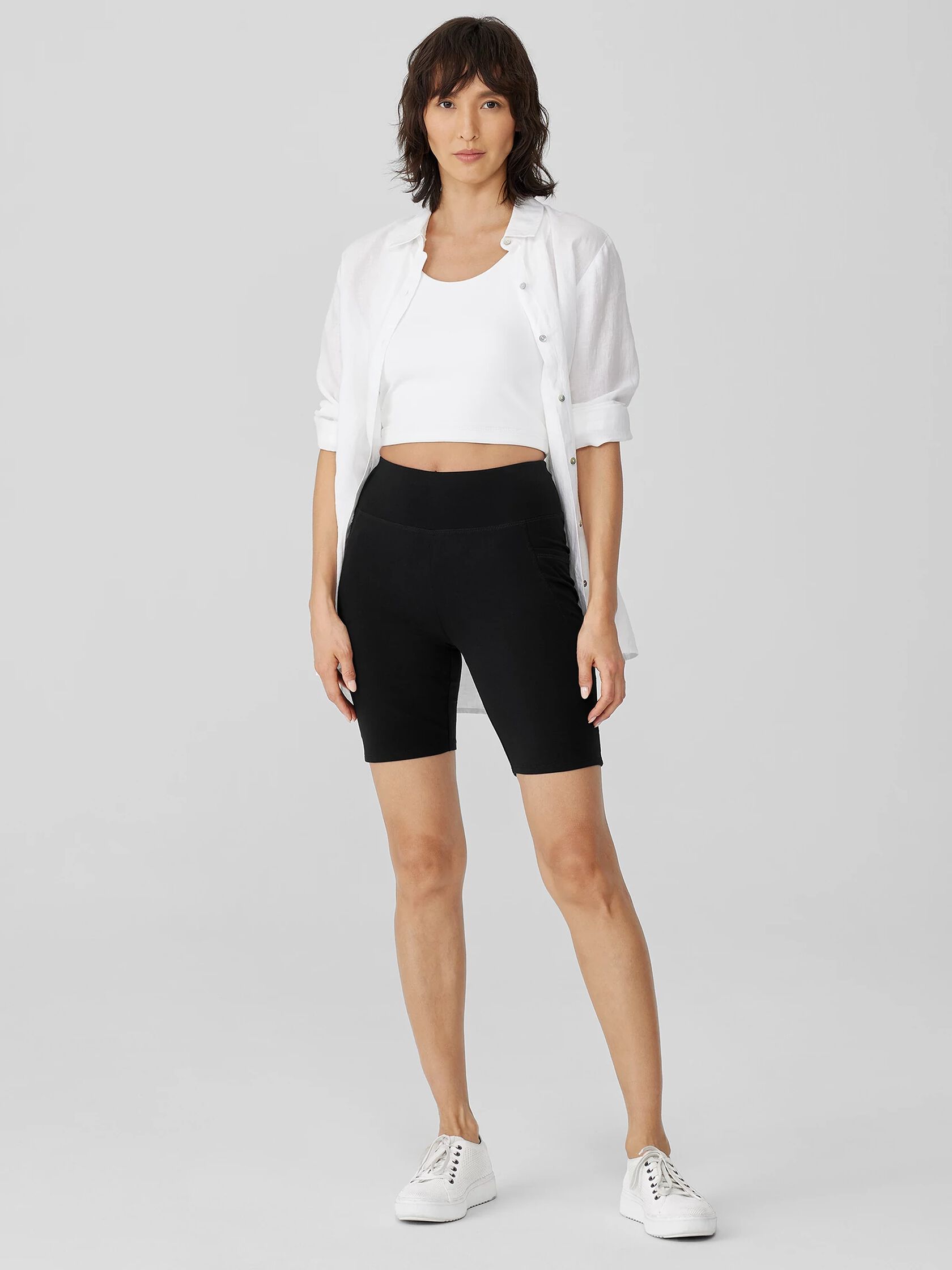 Pima Cotton Stretch Jersey Shorts
