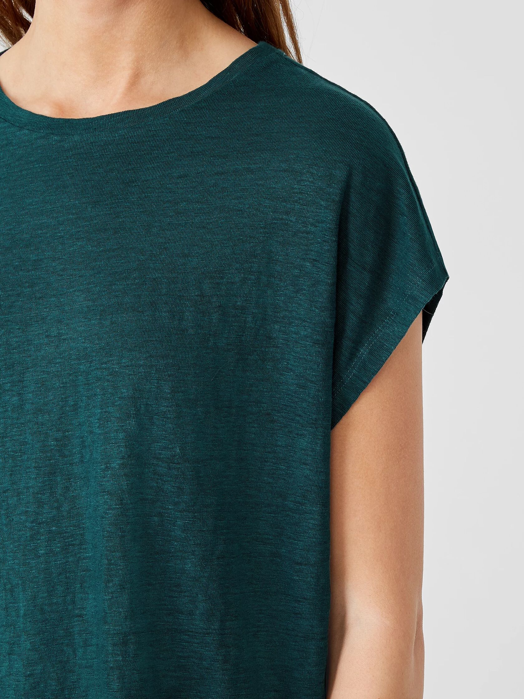 Organic Linen Jersey Square Top