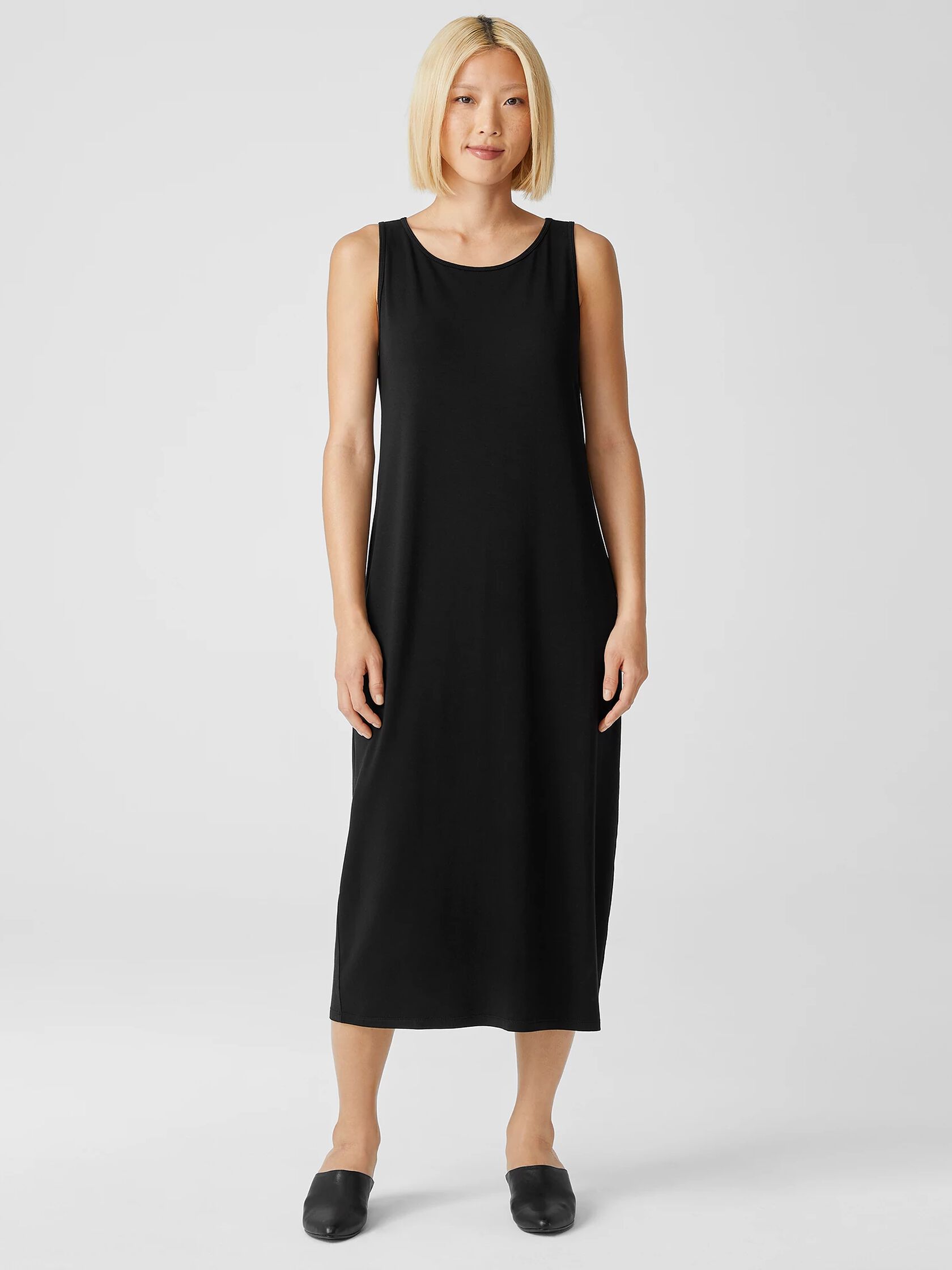Stretch Jersey Knit Tank Dress