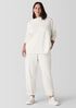 Garment-Dyed Terry Slouchy Pant