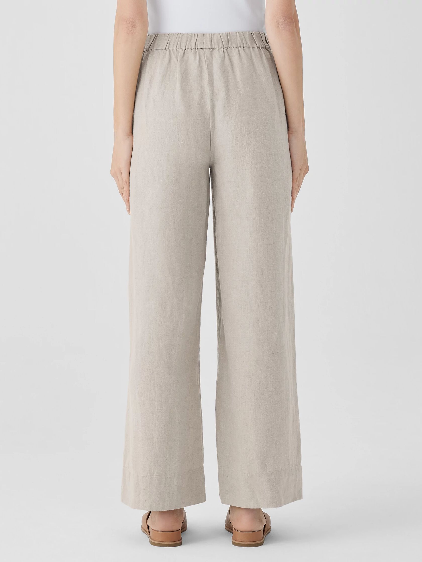 Organic Linen Wide-Leg Pant