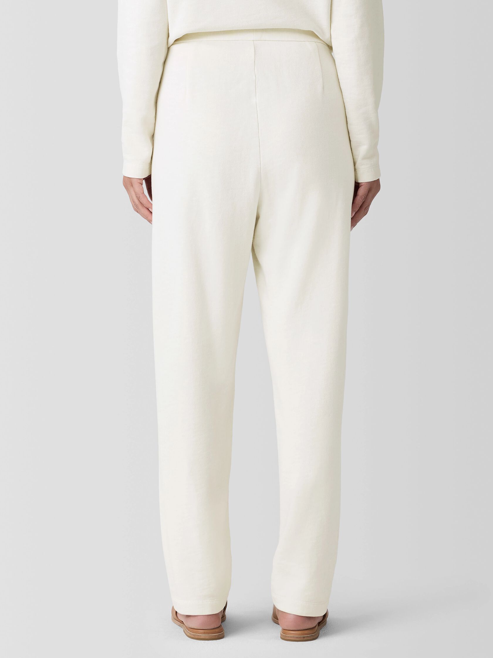 Garment-Dyed Terry Slouchy Pant