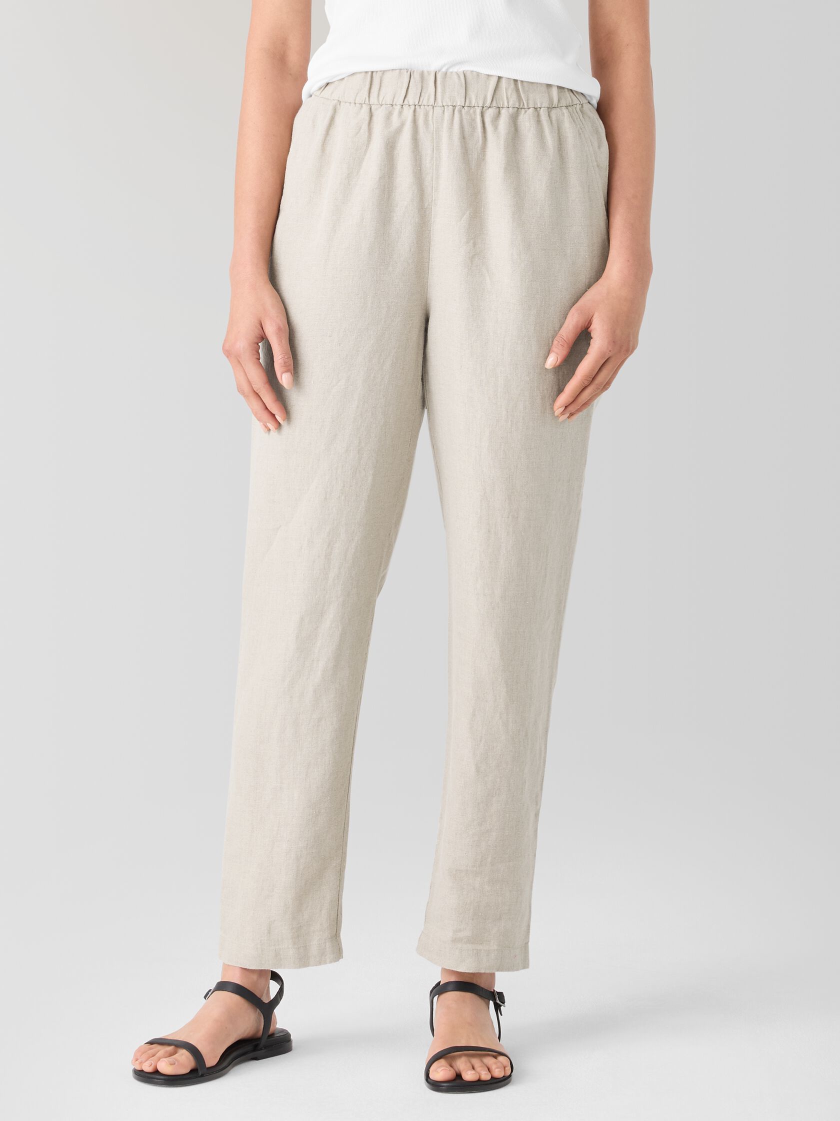 Organic Linen&nbsp;Tapered Pant