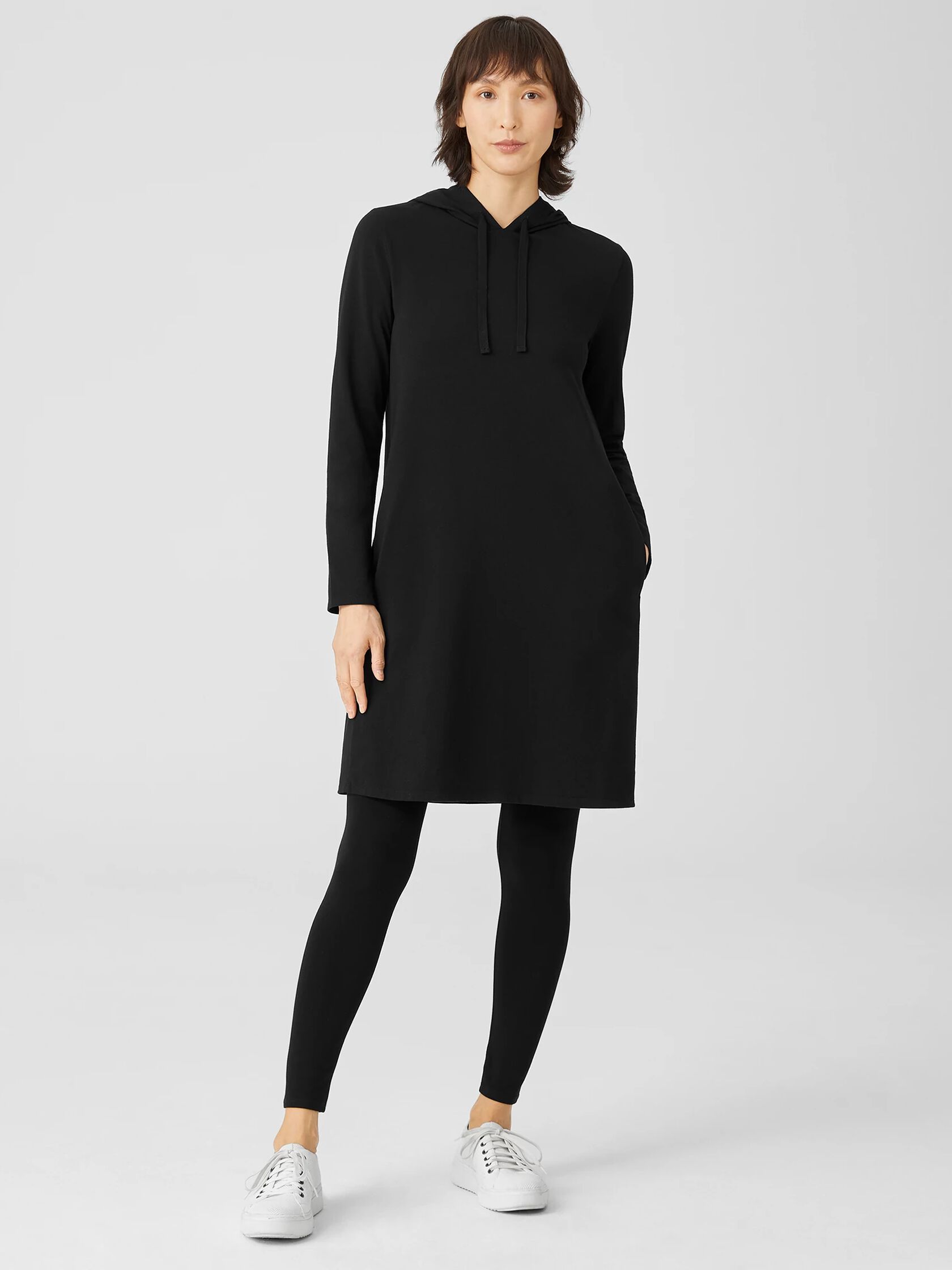 Traceable Organic Cotton Jersey Hooded Dress