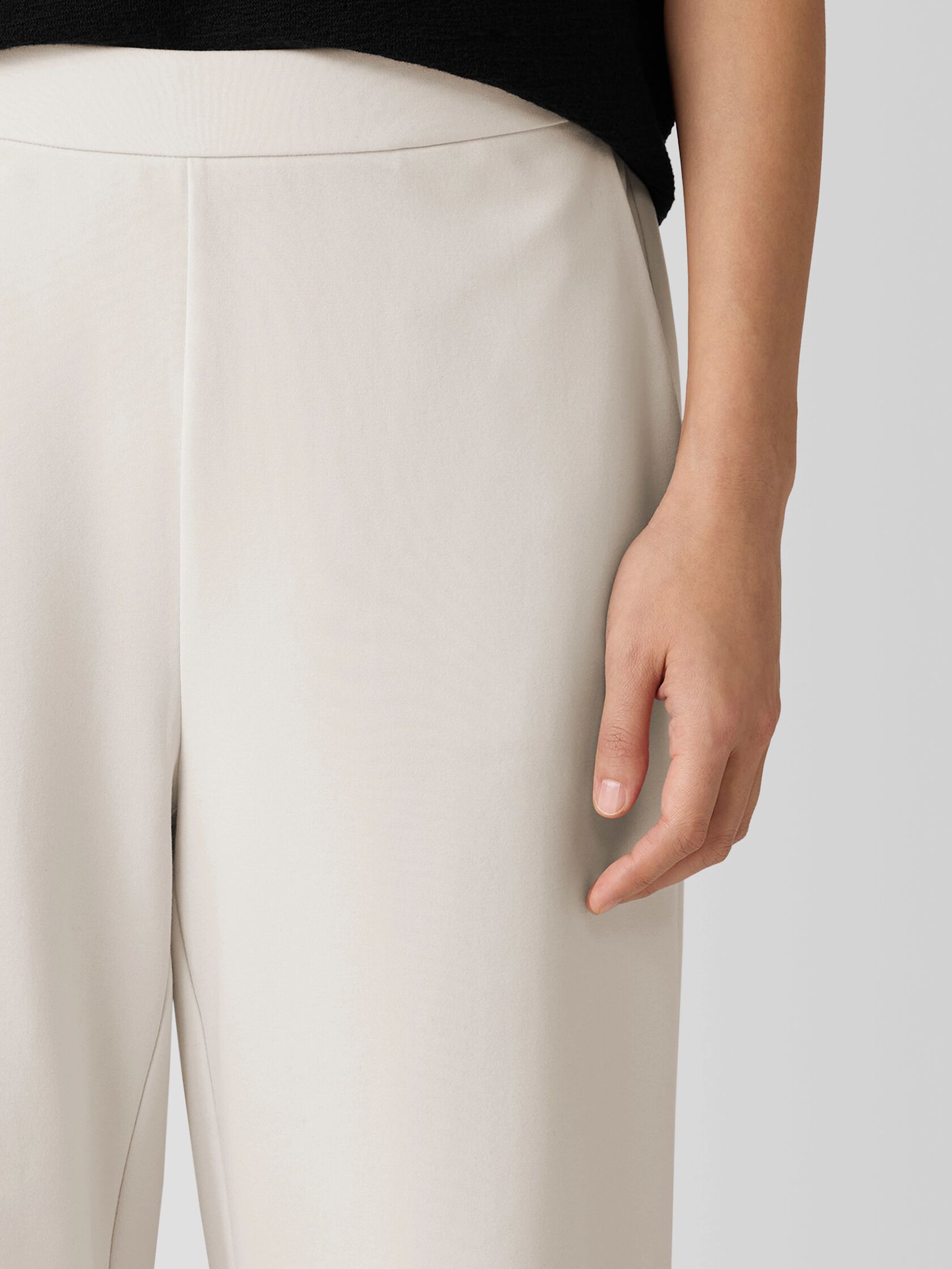 Washable Flex Ponte&nbsp;Wide-Leg Pant