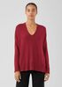 Peruvian Cotton Blend V-Neck Top
