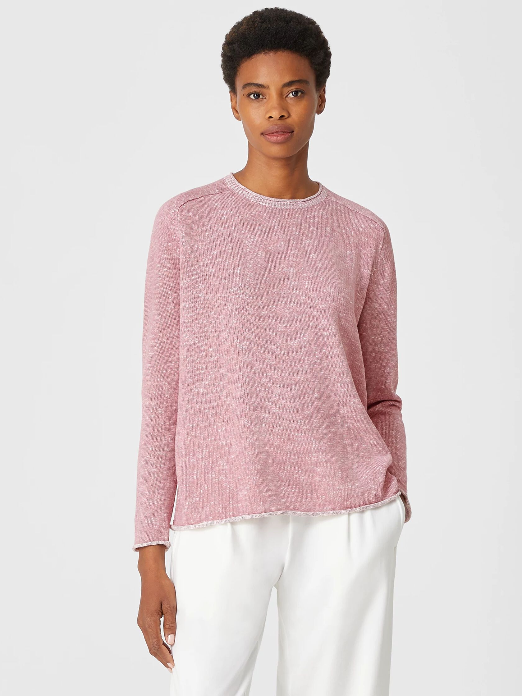 Organic Cotton Linen Slub Top