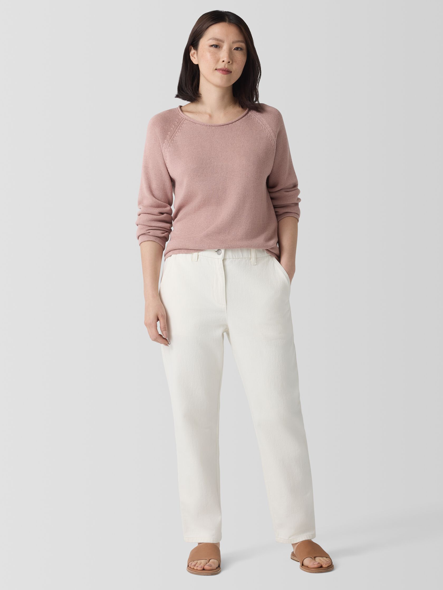 Undyed Utility Organic Cotton Tapered Pant