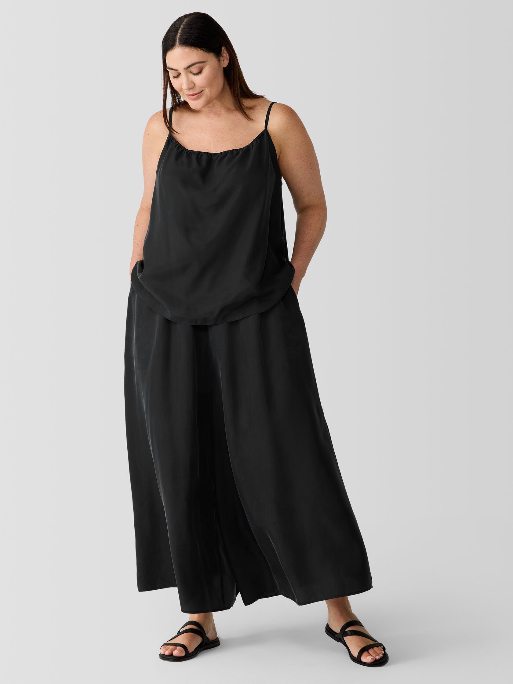 Washed Silk Skirt&nbsp;Pant