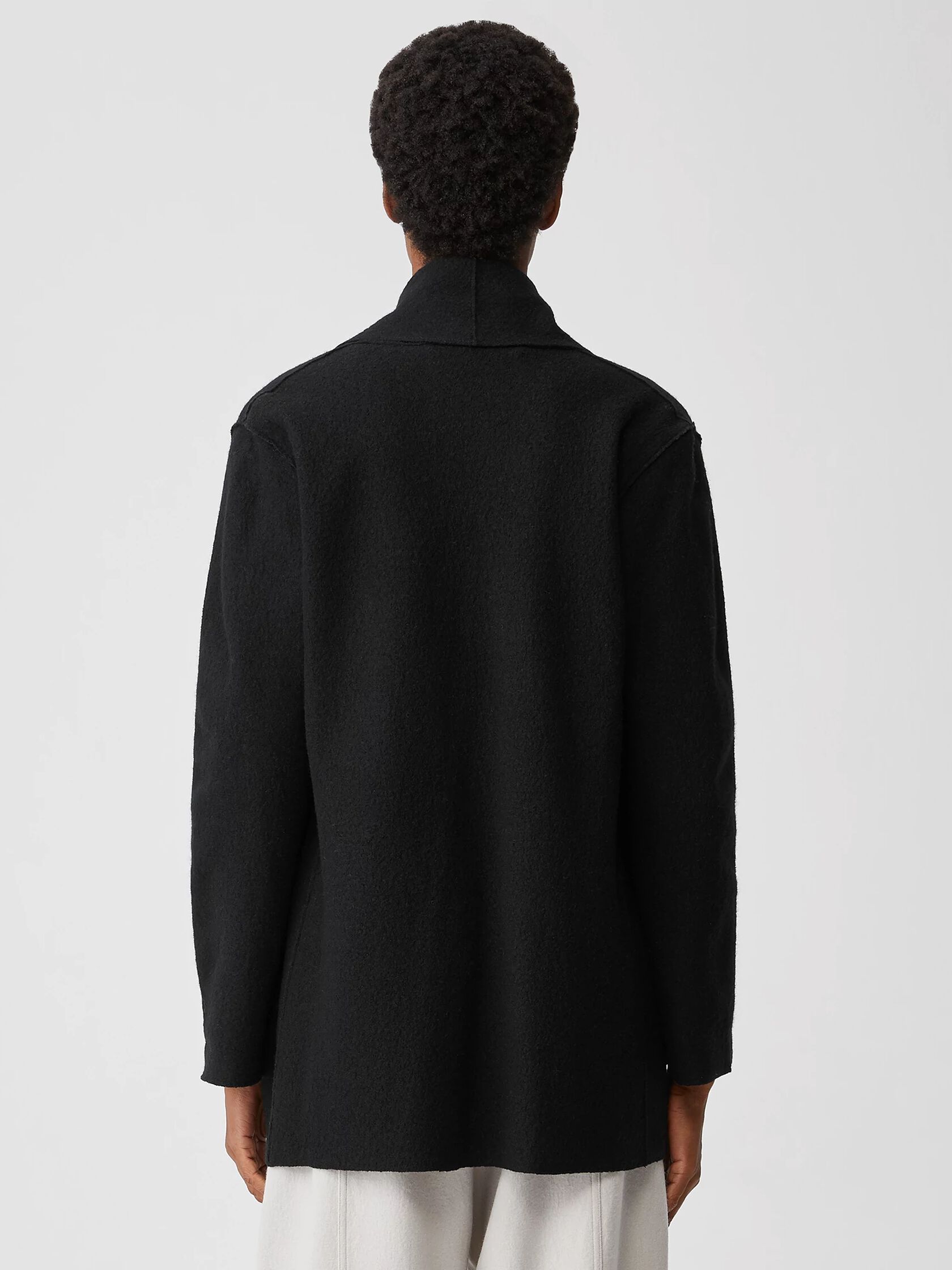 Lightweight Boiled Wool Jacket in Responsible Wool