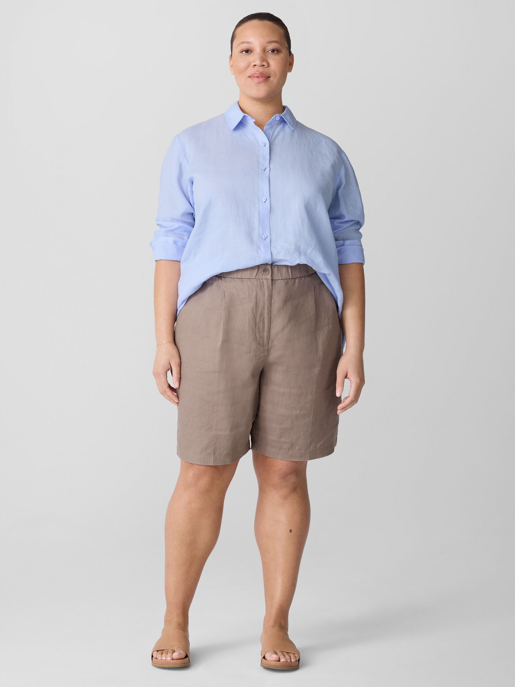 Organic Linen Shorts