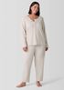 M&eacute;lange Organic Cotton Interlock Slouchy Sleep Pant