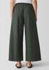 Washed Organic Cotton Poplin Wide-Leg Pant