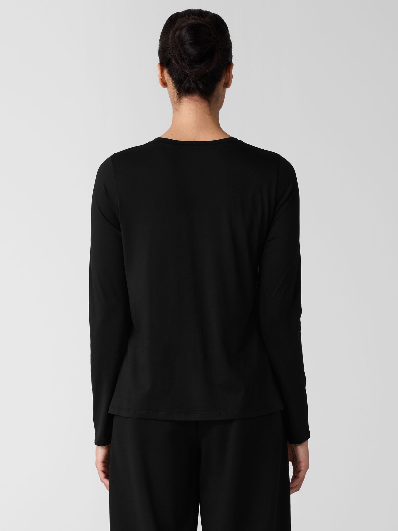 Organic Pima Cotton Jersey Long-Sleeve Tee