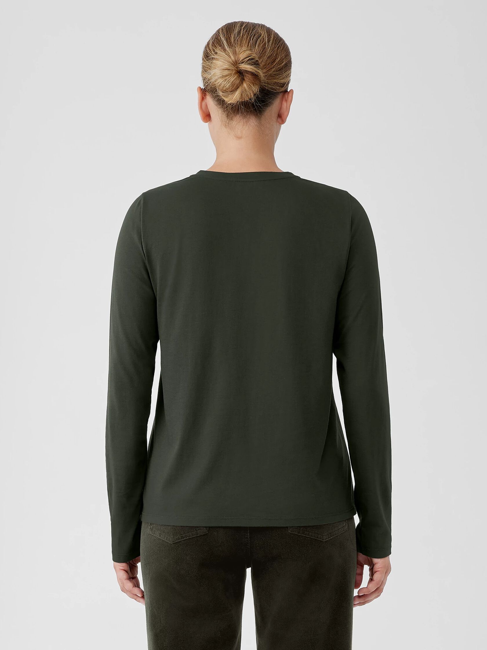 Organic Pima Cotton Jersey Long-Sleeve Tee