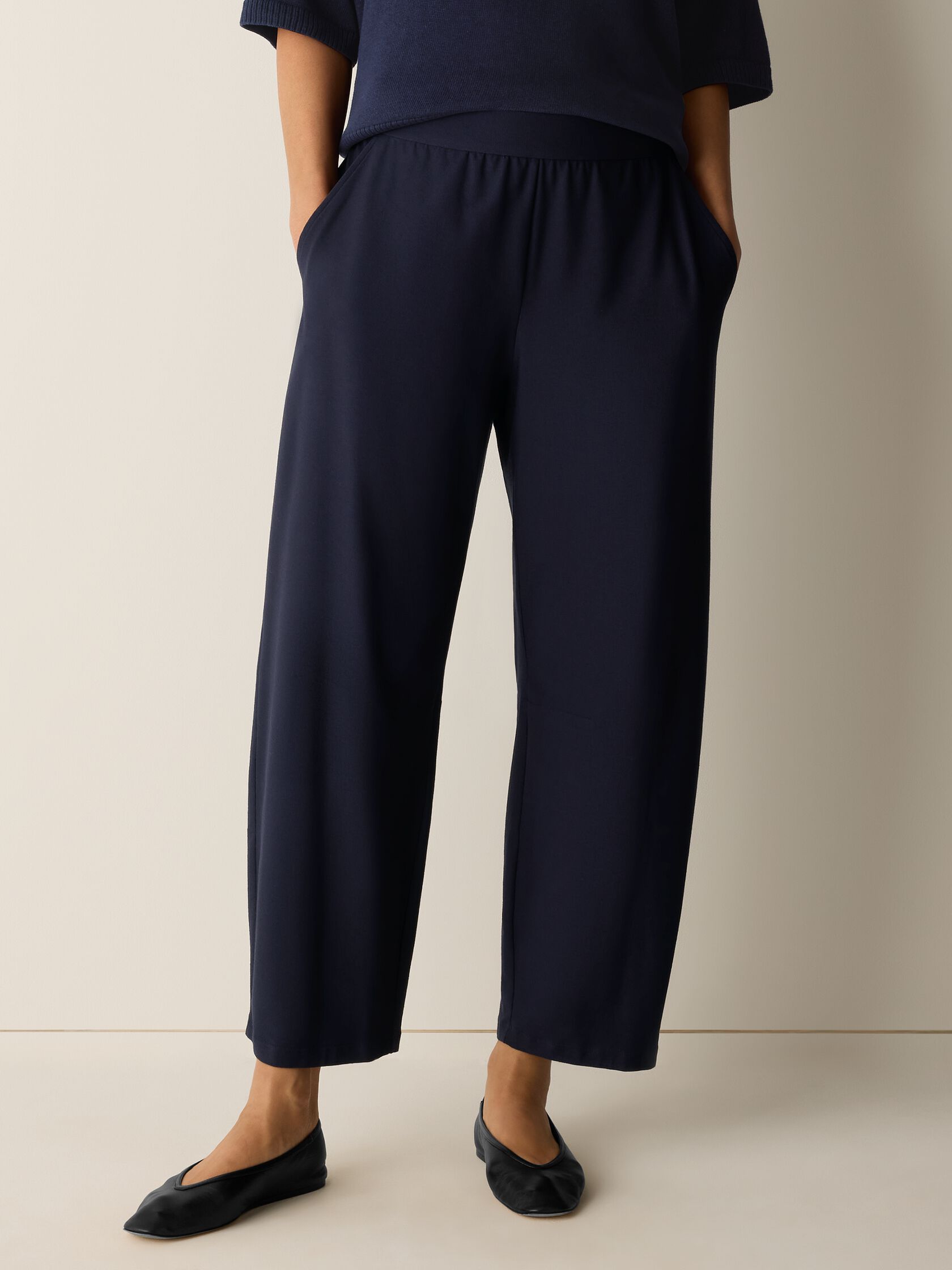 Washable Stretch Crepe Arch Pant