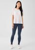 Pima Cotton Stretch Jersey High-Waisted Leggings