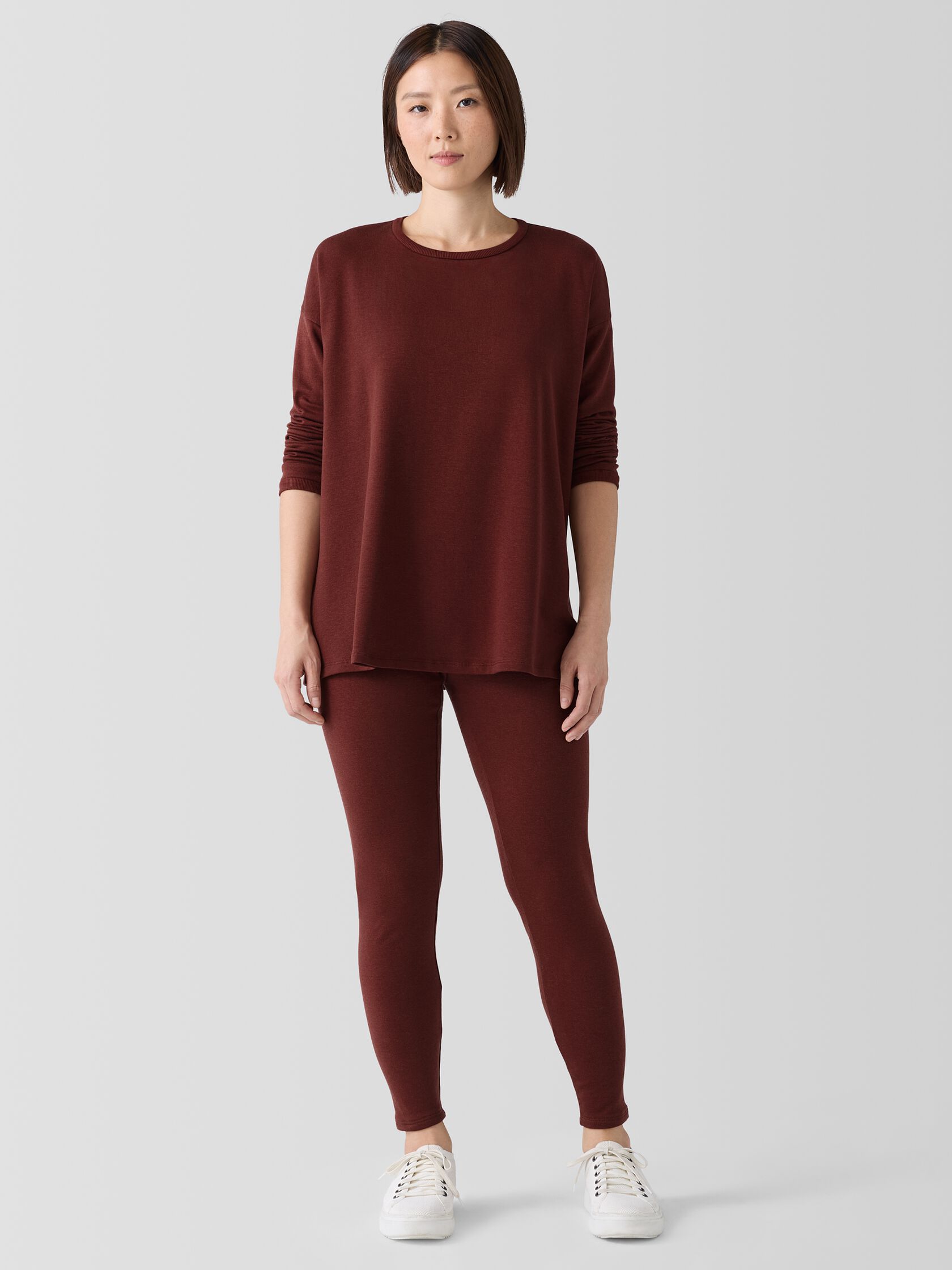 Cozy Brushed Terry Hug Long Box-Top