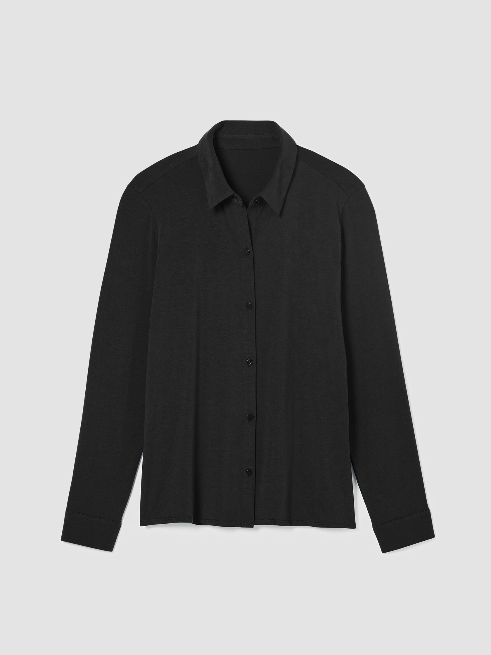 Fine Jersey Classic Collar Shirt