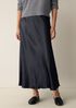 Textured Satin Slip Skirt
