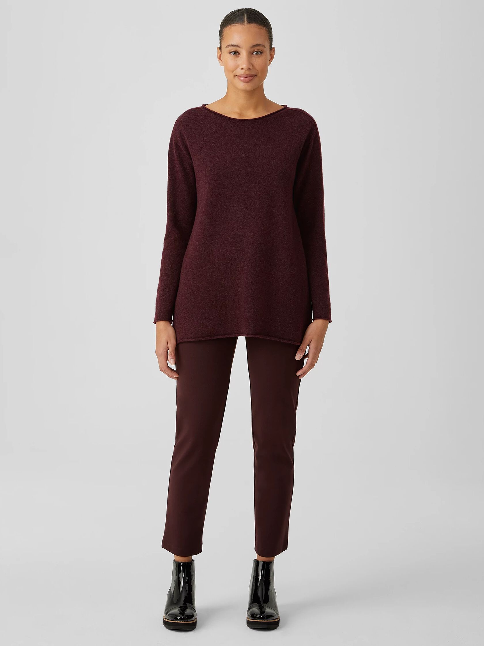 Italian Cashmere Crew Neck Top