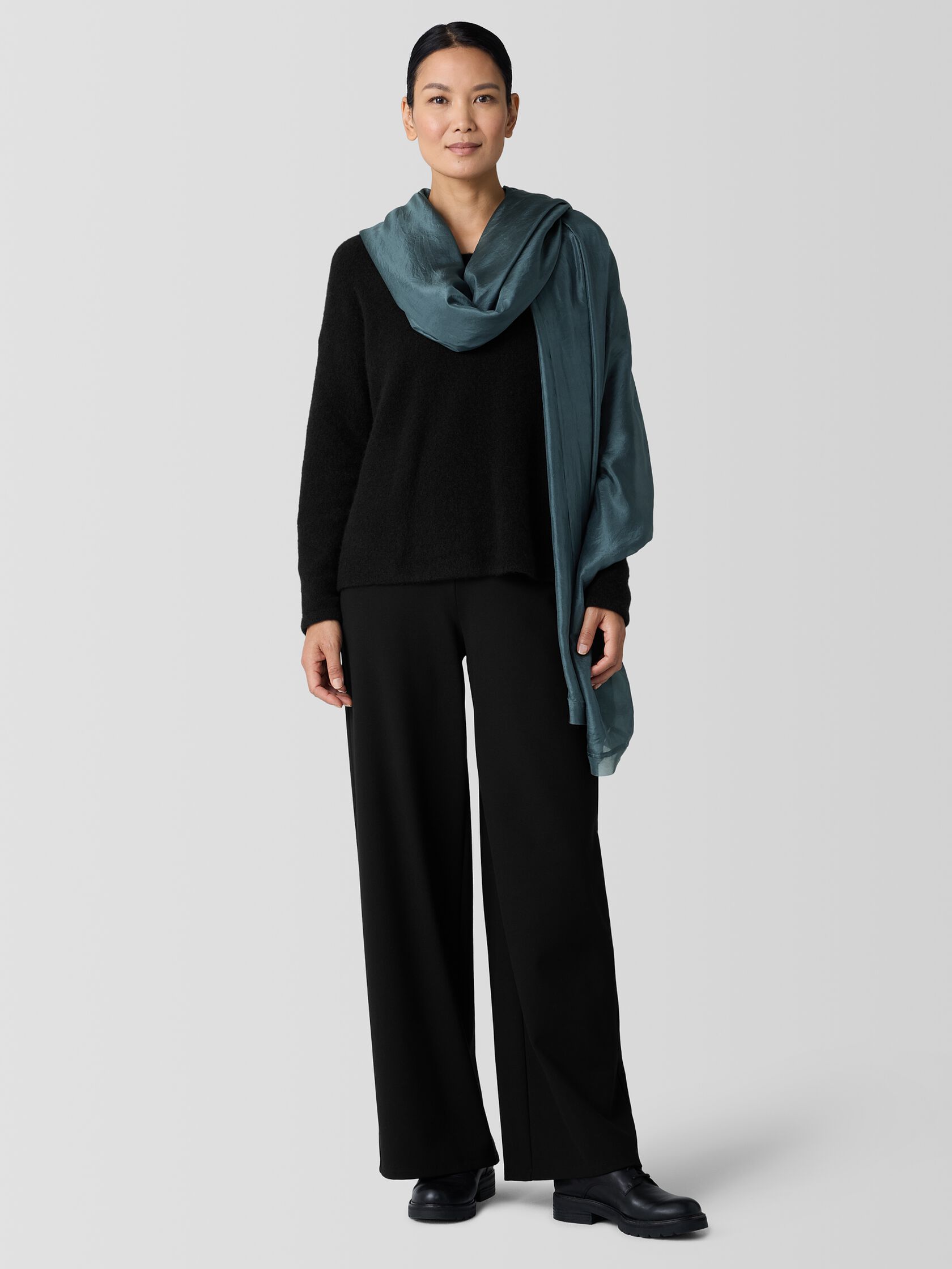 Washed Silk Parachute Scarf