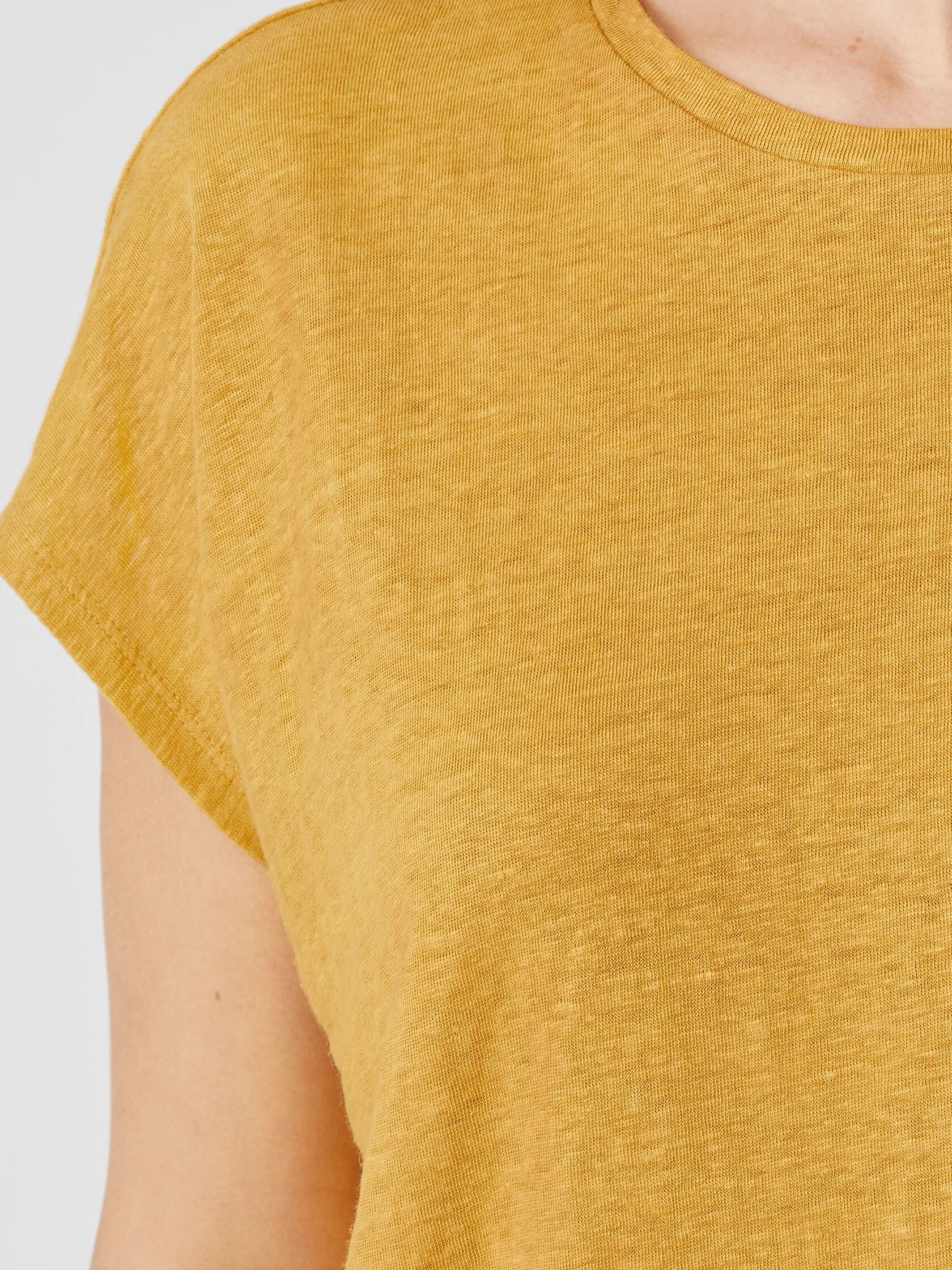 Organic Linen Jersey Square Top