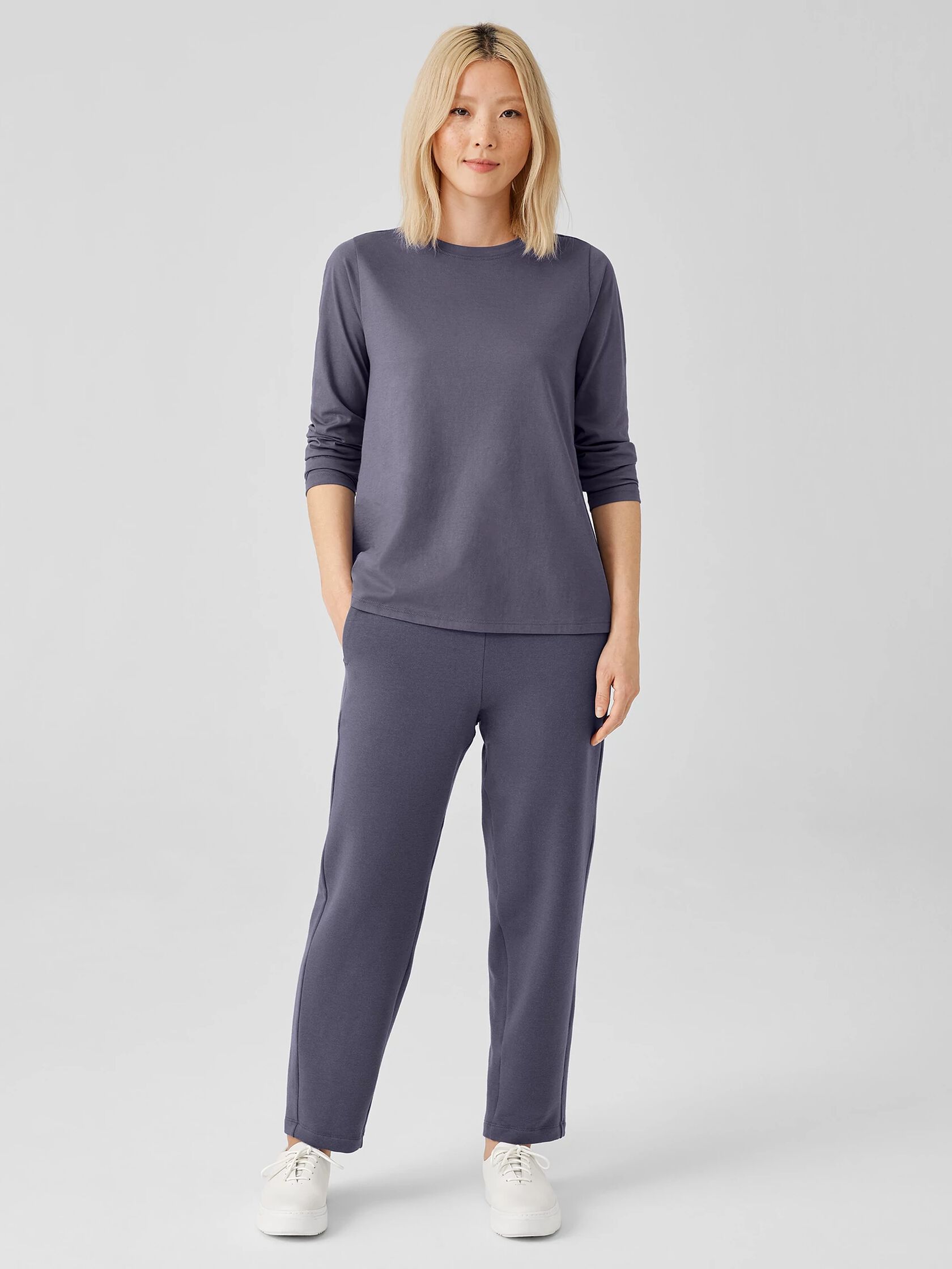 Organic Pima Cotton Jersey Long-Sleeve Tee