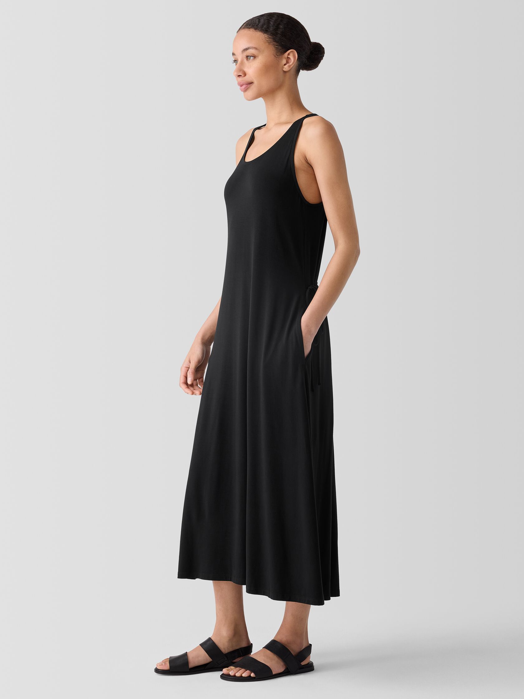 Fine Jersey Racer-Back Tank Dress