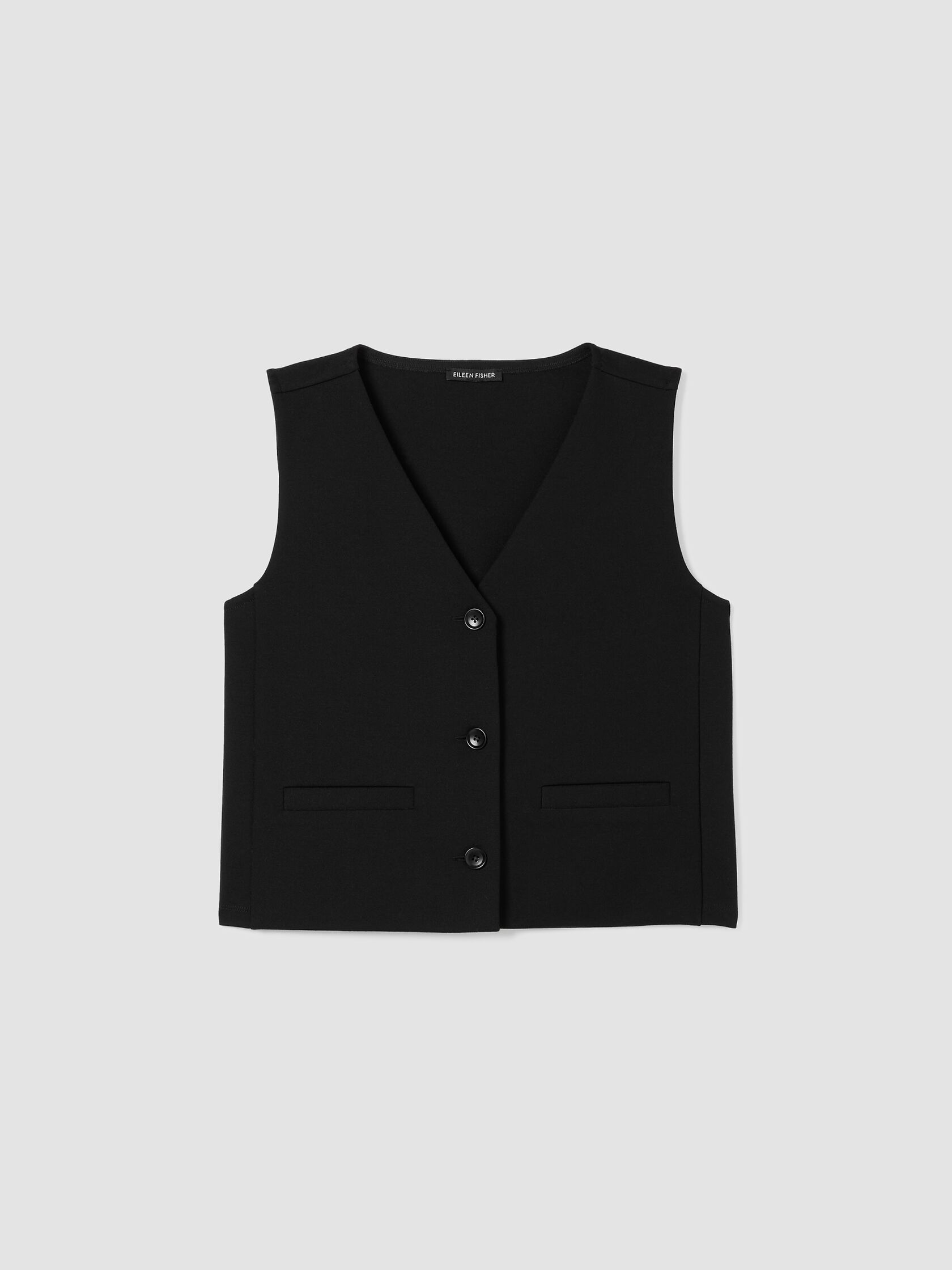 Washable Flex Ponte Vest