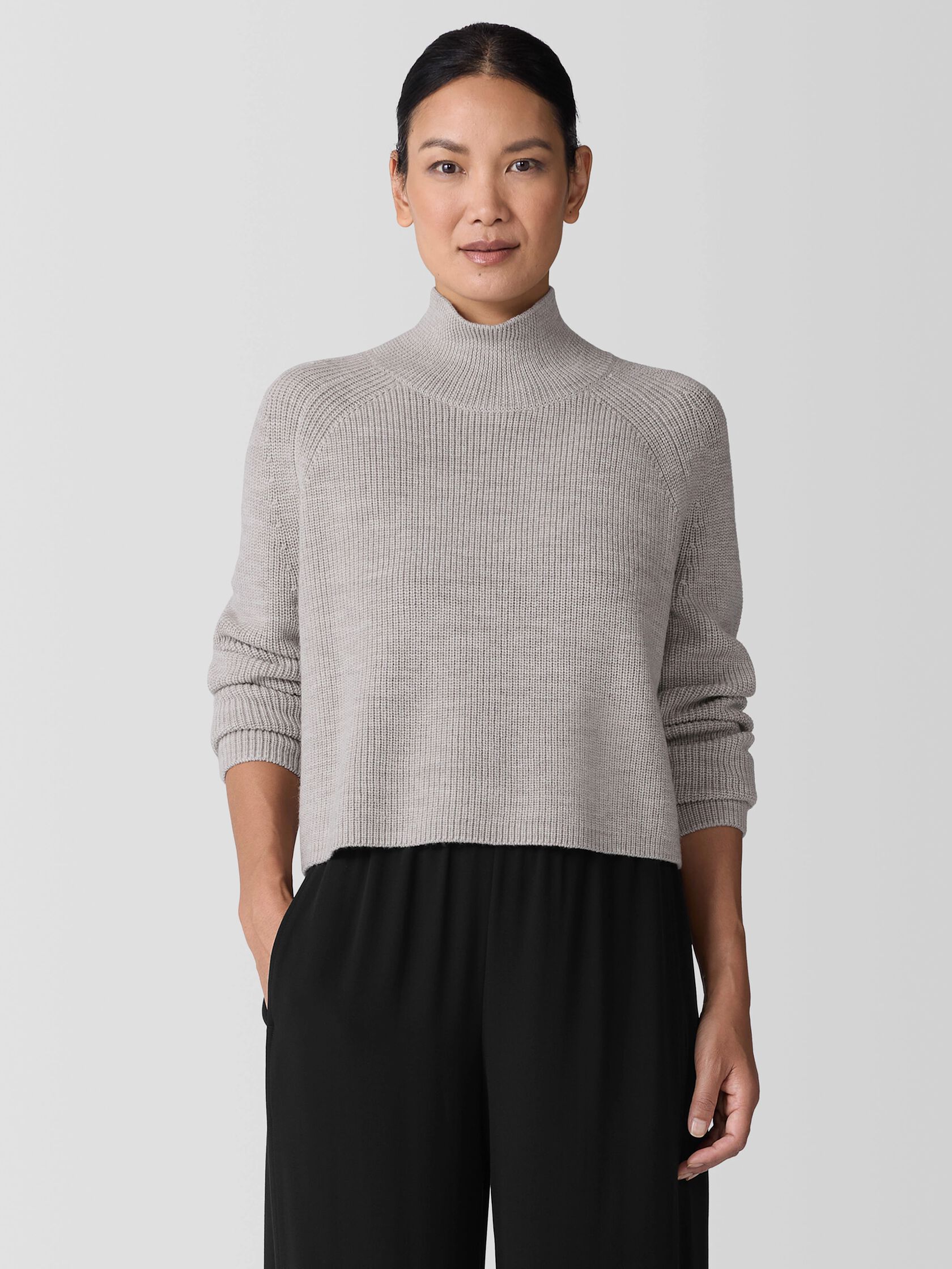 Merino Turtleneck Top