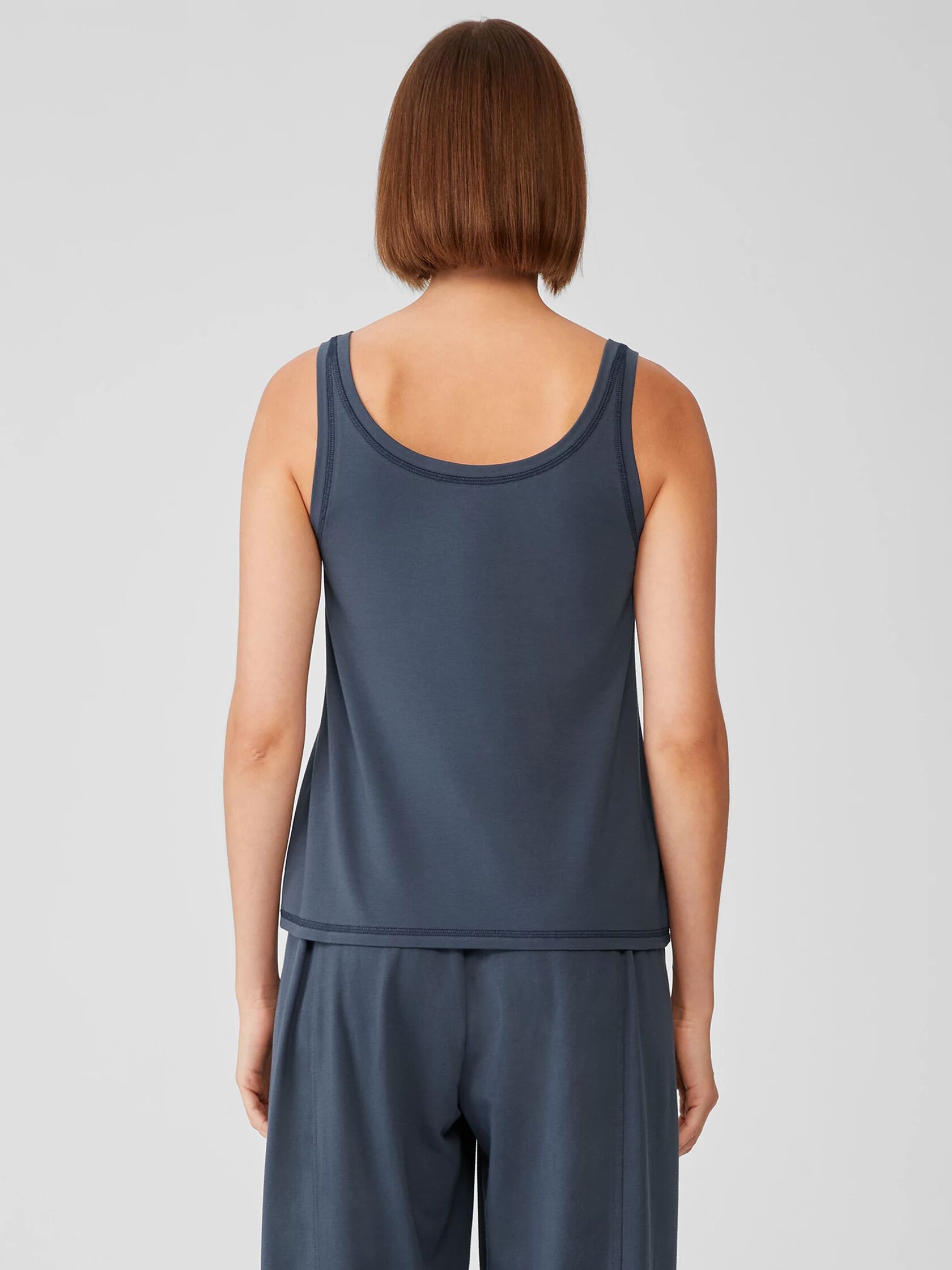 Traceable Organic Cotton Jersey Scoop Neck Tank
