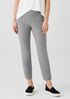 Heathered Organic Cotton High-Waisted Pant
