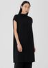 Traceable Organic Cotton Jersey Funnel Neck Dress