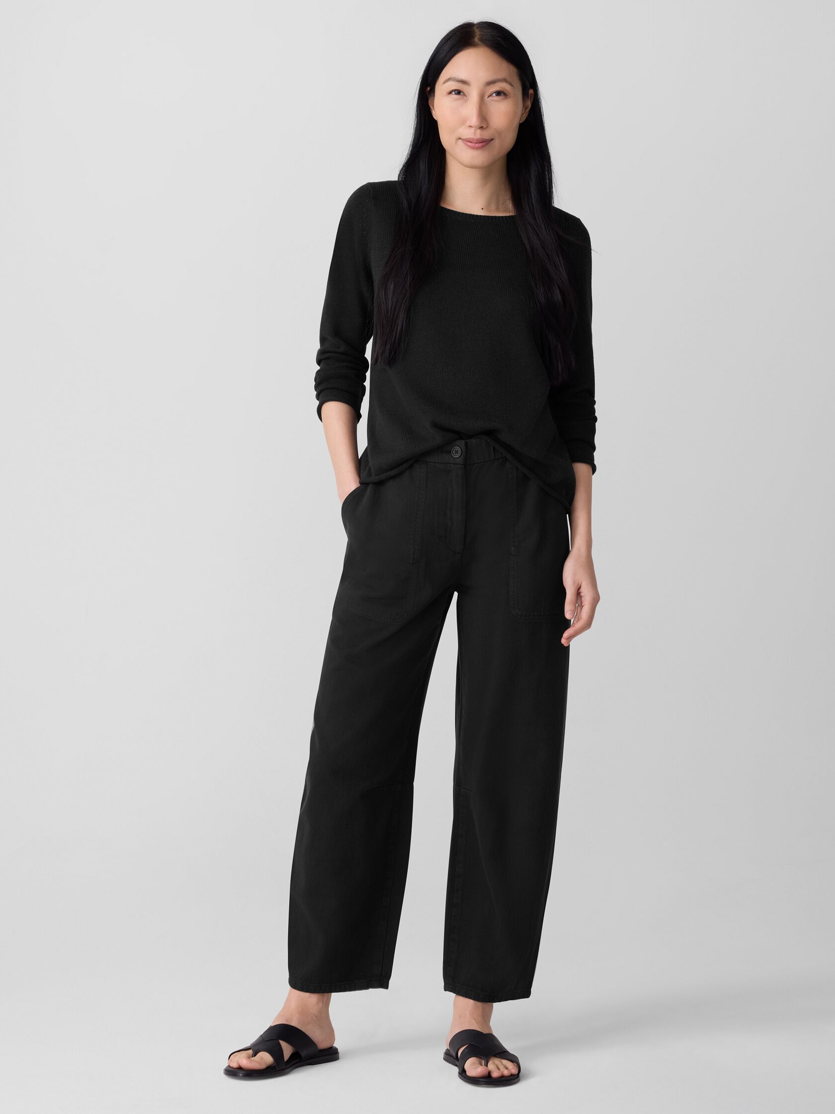 Garment-Dyed Utility Cotton Arch Pant