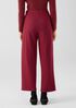 Boiled Wool Jersey Wide-Leg Pant