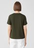 Organic Pima Cotton Jersey Round Neck Tee