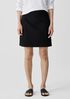 Washable Stretch Crepe Mini Skirt