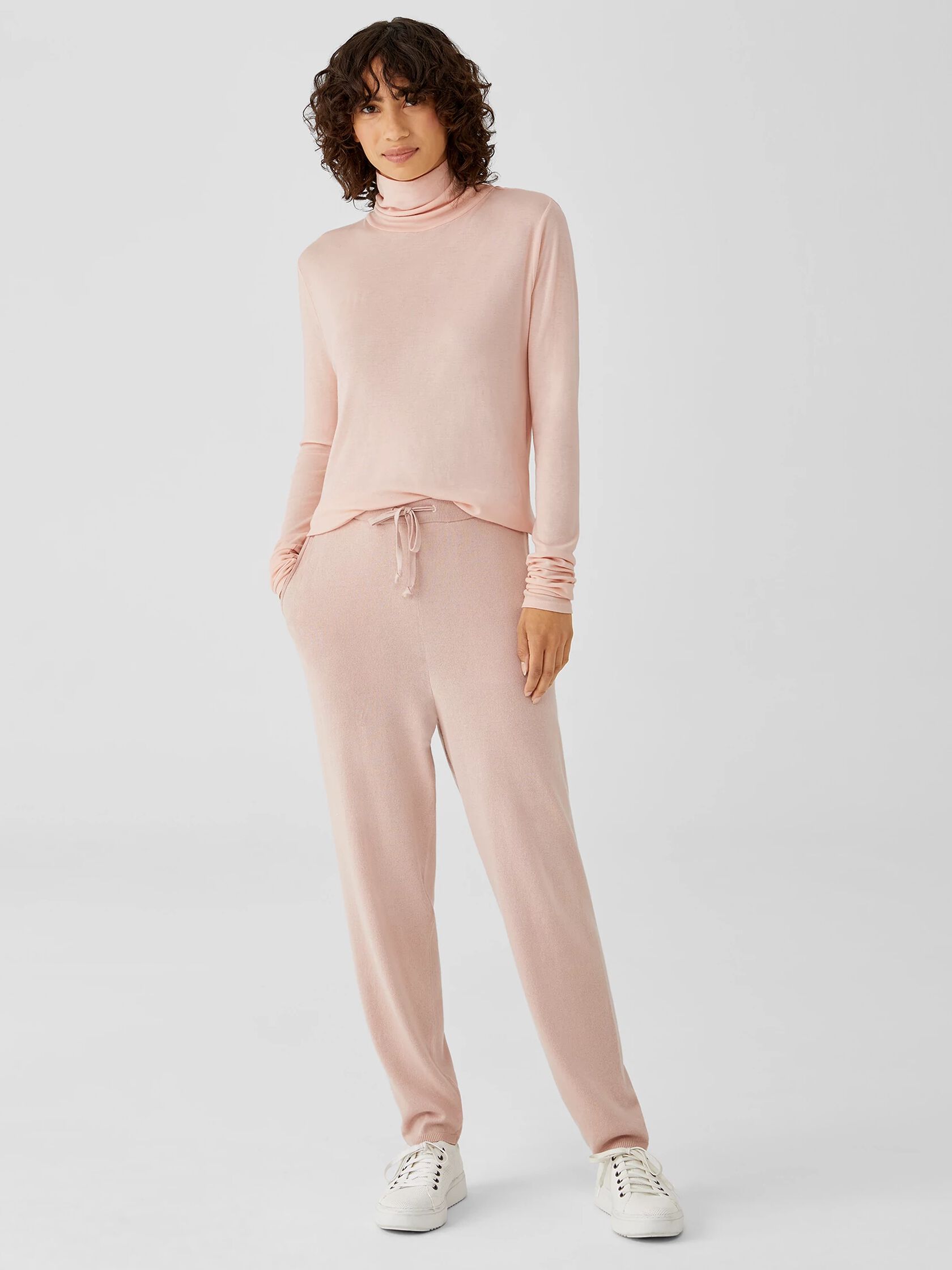 Ribbed Organic Pima Cotton Blend Top