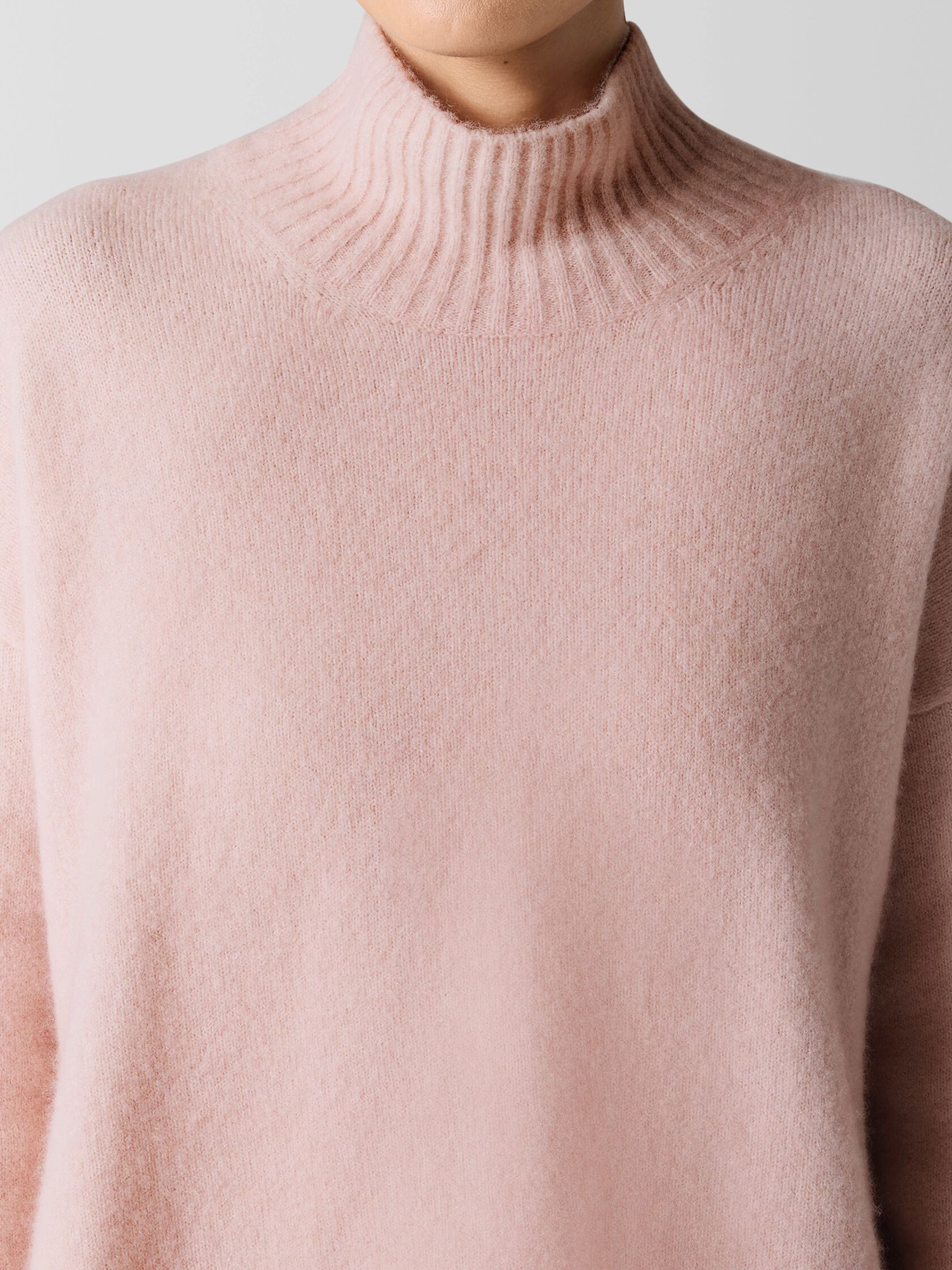 Cashmere Silk Bliss Turtleneck Box-Top