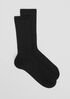 Wide Rib Crew Sock