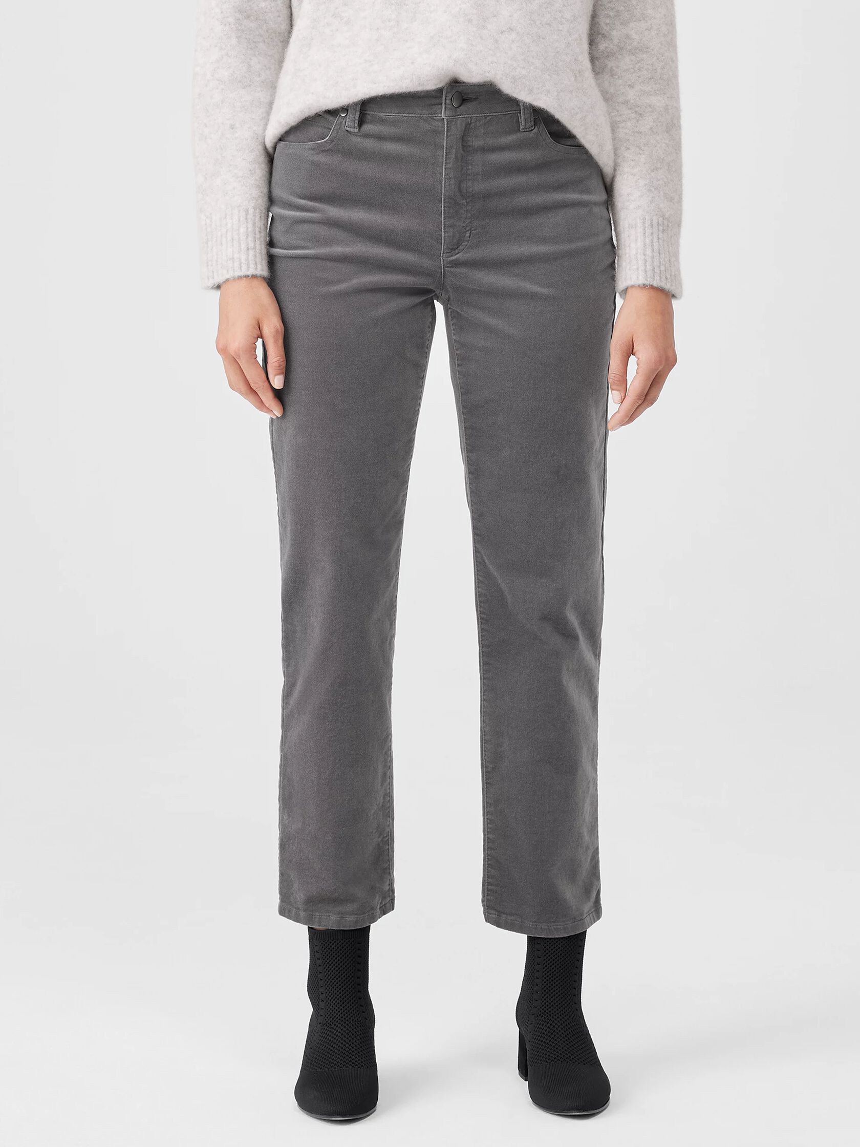 Organic Cotton Stretch Velveteen Pant