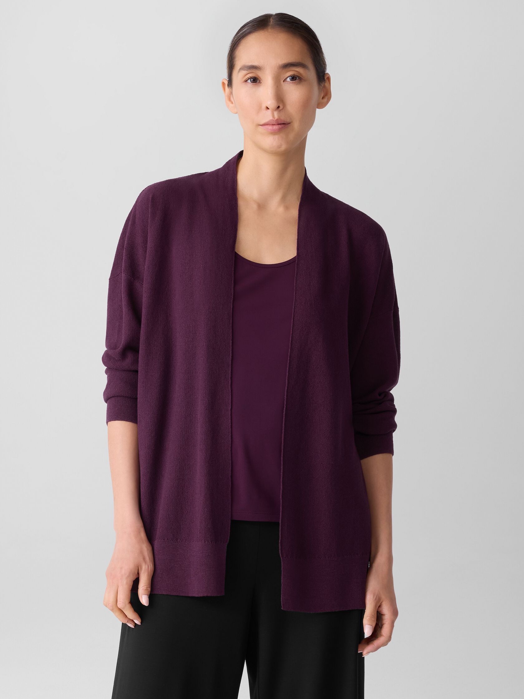 Organic Linen Cotton Long Cardigan