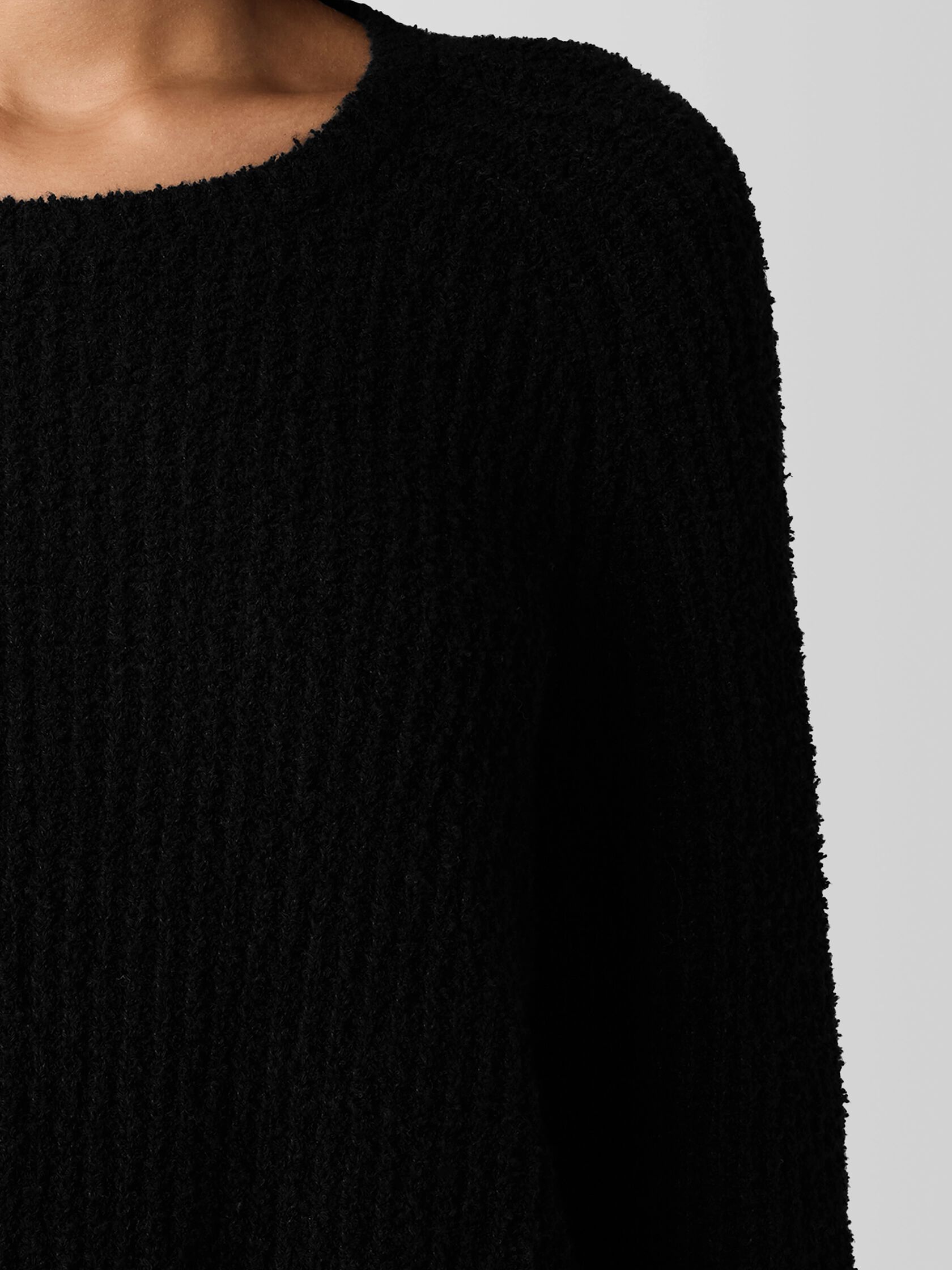 Cotton Fluff Crew Neck Top