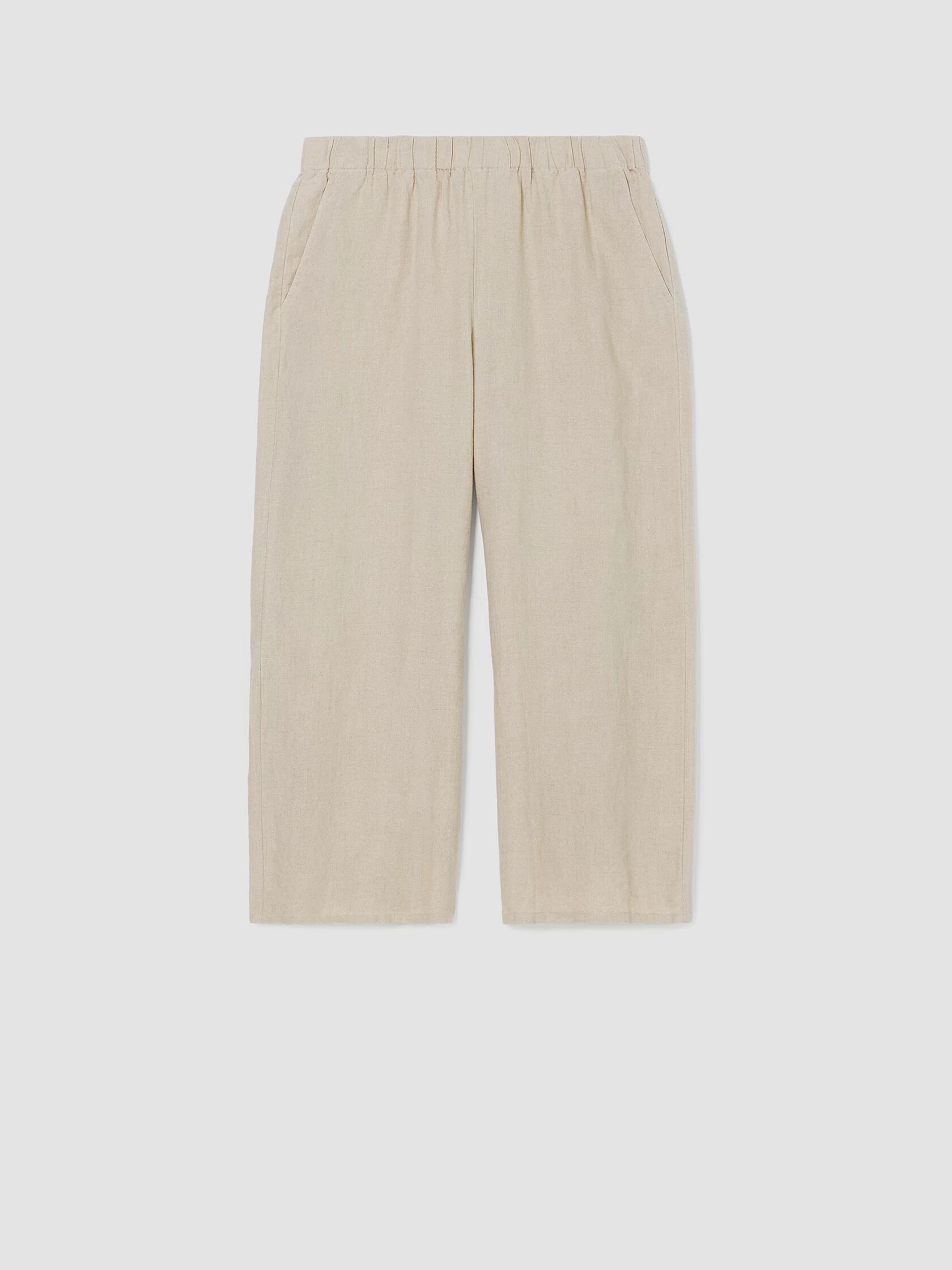 Organic Linen Wide-Leg Pant