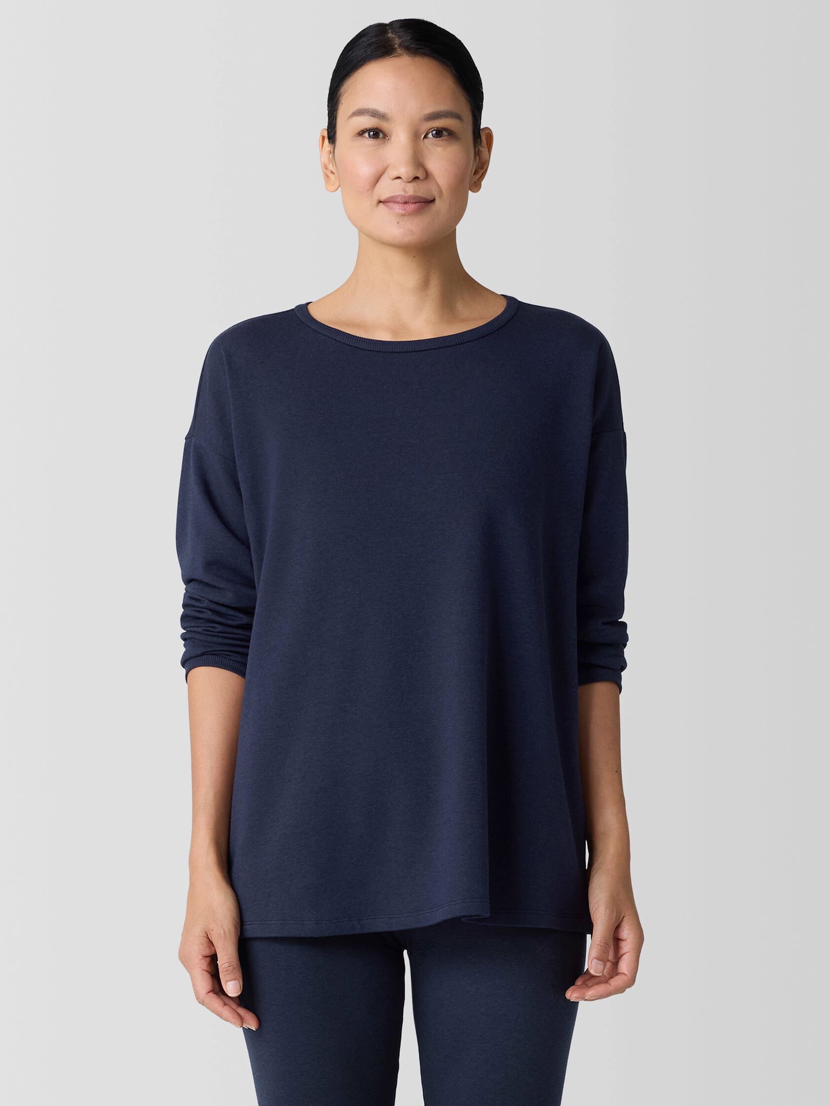 Cozy Brushed Terry Hug Long Box-Top