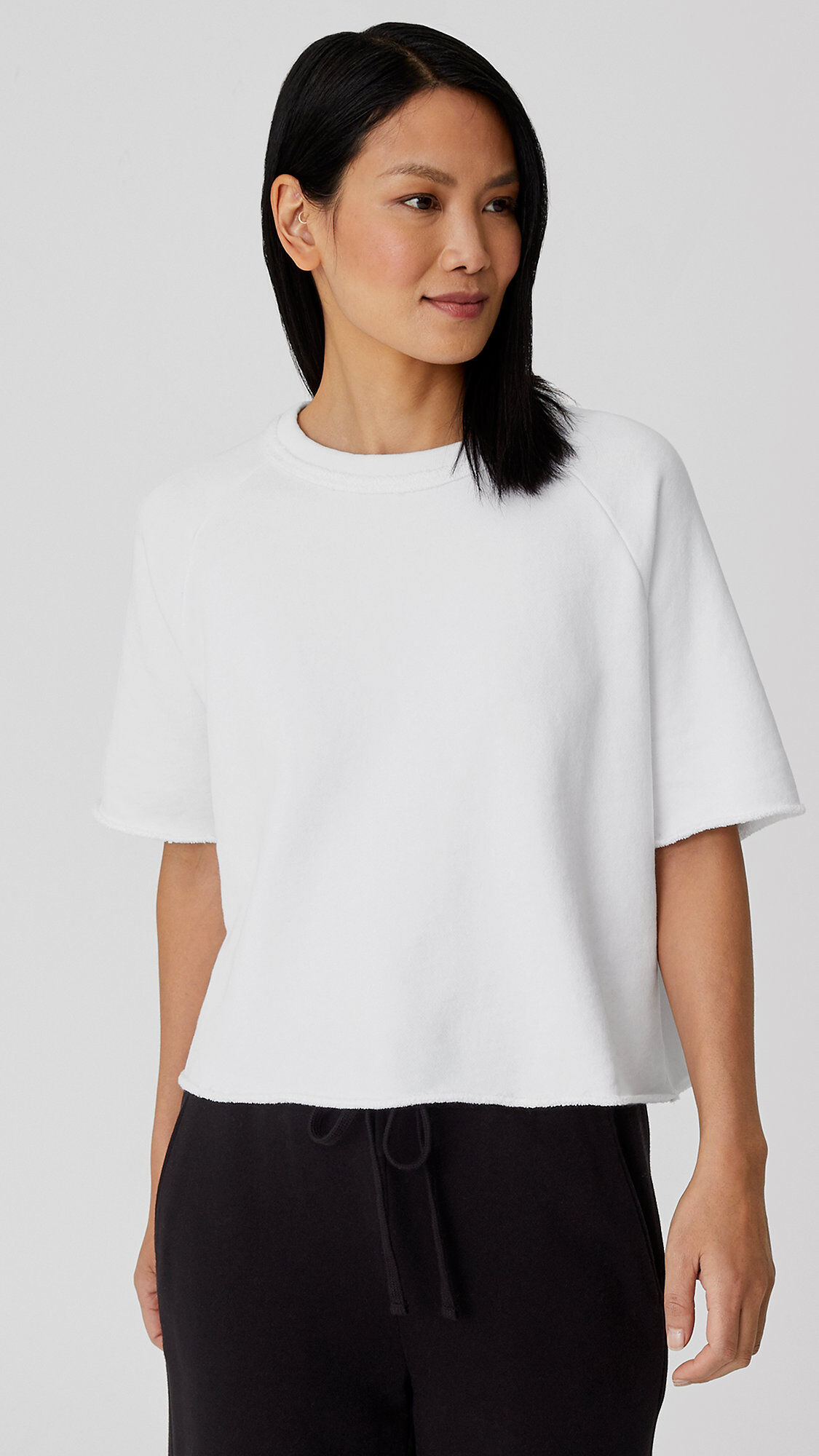 Organic Cotton French Terry Box-Top