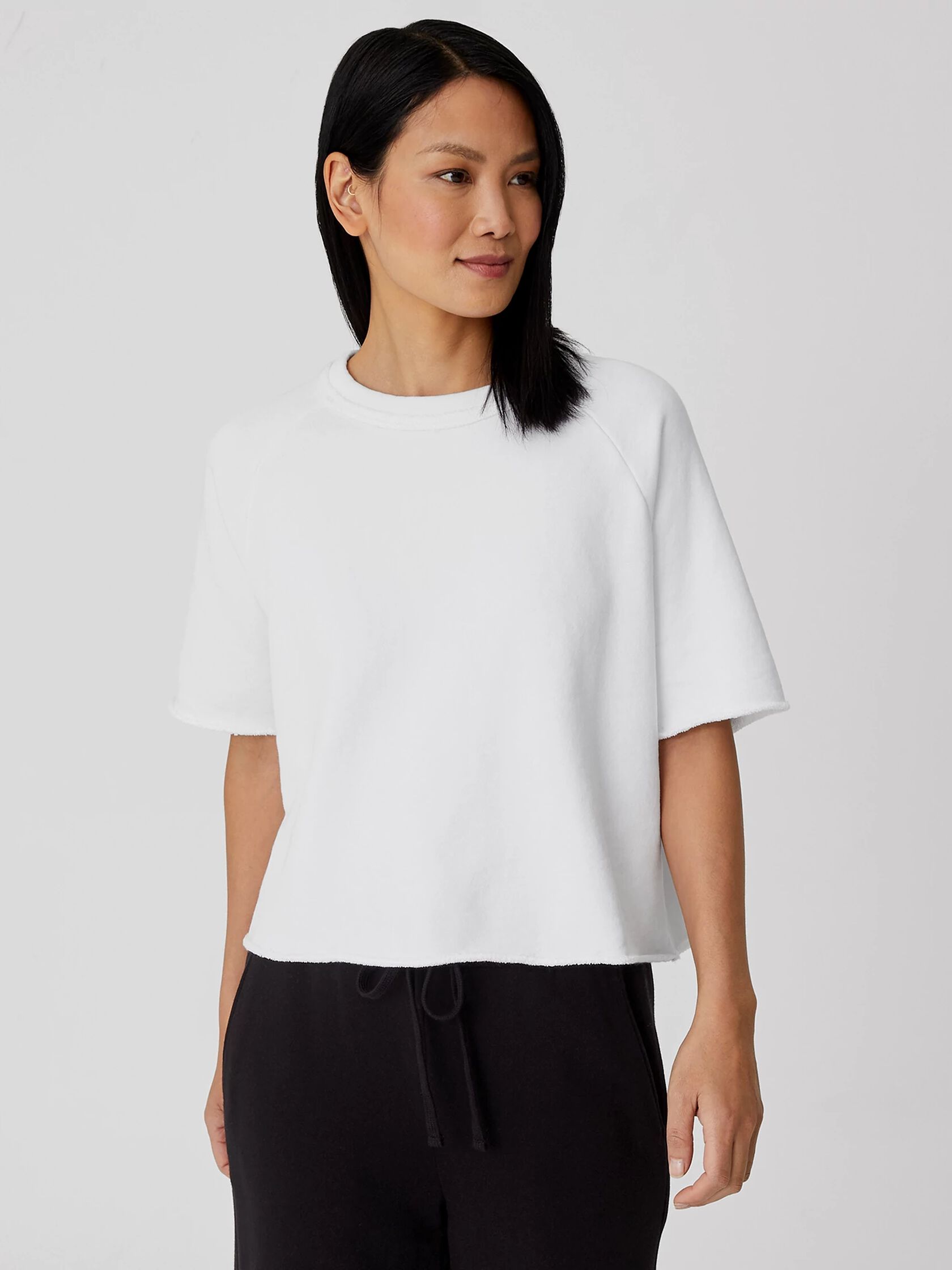 Organic Cotton French Terry Box-Top