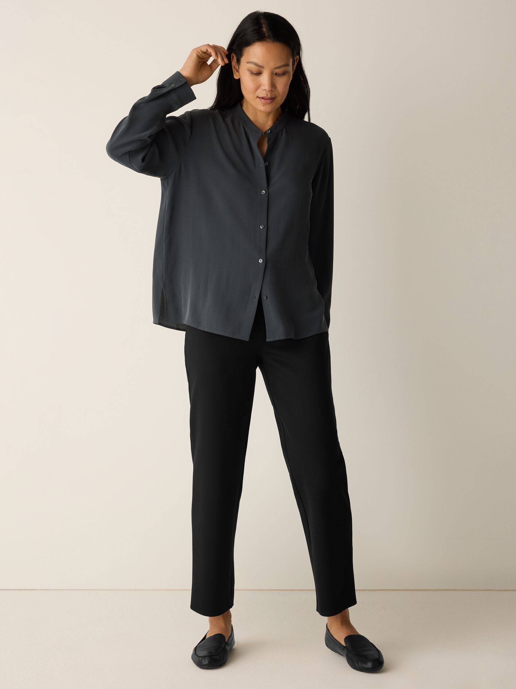 Washable Flex Ponte Straight Pant