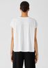 Fine Jersey Shirred-Back Top